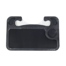 리브온 차량용 핸들 테이블 노트북 식사 트레이 차박 멀티 걸이대, 블랙, 1개