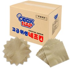 칵테일 냅킨 갈색 무지 10000매 8000매 4000매 3000매(윤성 네프킨), 갈색무지, 1세트, 10000개