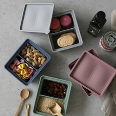 cocooning 우리아이 이유식 냉동보관 소분통 실리콘 큐브 8color, 다크그린2구, 1개