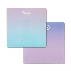 파스텔 LED 체중계, 민트, 1개