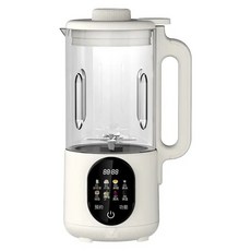 智能柔音加熱破壁豆漿機 觸屏研磨無渣多功能 110V, 破壁豆漿機:美規110V
