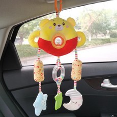 데이희 아기카시트장난감 차량용 유아모빌 카시트모빌, 1개, 작은 곰 구슬 풍경