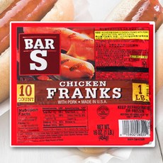 바스 ||정품|| 치킨후랑크 프랑크 부대찌개 소시지 핫도그 쏘세지, 치킨후랑크 454g, 454g, 1개