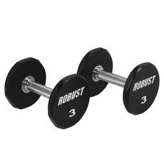 로버스트 아령 1세트 12각 덤벨 우레탄코팅, 로버스트 아령 3kg 2개1세트, 2개