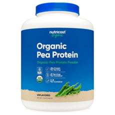 뉴트리코스트 완두콩 단백질 분말 파우더 무맛 Pea Protein powder 2268g, 1개, 2.268kg