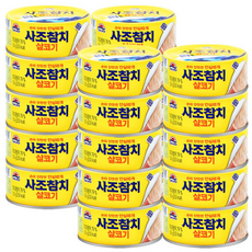 사조 살코기 참치 / 참치캔 통조림, 20개, 100g
