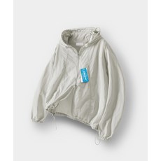 MOOD INSIDE 아이스 스티치 스트링 바람막이 _Sand 411468, FREE