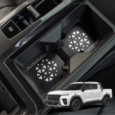 슈카마켓 무쏘 EV 전용 3D 메탈 도어스텝 실내 포인트 몰딩, 02_헤어라인메탈