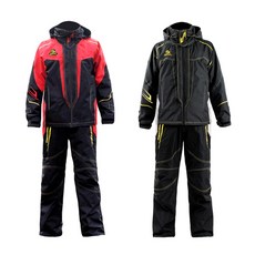 WEFOX WCX-4008 透氣防風防水雨衣套裝，黑紅配色, 黑黃,XL, 1個