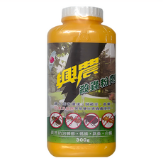 Sinon 興農 殺蟲粉劑 300g 適用室內外 長效防治蟑螂、螞蟻、跳蚤、白蟻, 1罐