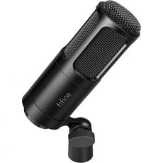 스튜디오 다이나믹 마이크 팟캐스트 보컬용 피파인 XLR 다이내믹 카디오이드 패턴이 있는 보컬 보이스 오버 더빙 비디오 녹화를 위한 메탈 블랙-K669D