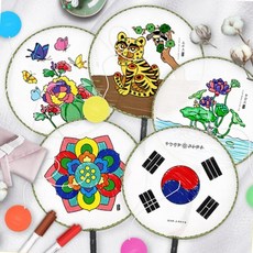 패브릭 라켓볼 장난감 만들기 키트 실내 공놀이 유아 탁구 놀이 놀이키트 초등, 화접도, 1개