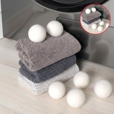 세탁기 6p 양모건조볼 정전기방지 구김방지 건조기공, 건조기양모볼6p