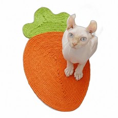 멍냥이랑 당근 고양이 벽걸이 스크래쳐, 1개, 당근벽걸이