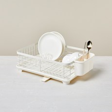 [모던하우스] 마이키친 분체 식기건조대, 1개, 화이트, 1단