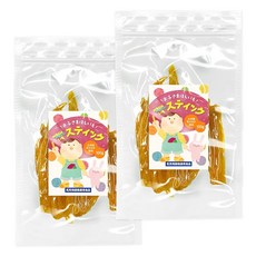 MOGUMOGU 모구모구 큐슈산 어린이용 고구마 말랭이 스틱 100g 2봉 세트