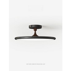 거실 천장등 레트로 LED 인테리어 조명 침실 식탁 카페 빈티지 원형 방등 현관, 베이지 40cm 3색