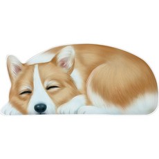 까마느 3D 강아지 고양이 방석 매트 바닥 욕실 주방 침실 베란다 현관 미끄럼방지 귀여운 다용도, M
