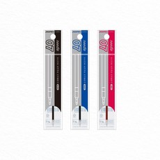 자바펜 0.7 니들팁 초저점도 유성리필심, 적색
