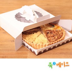 깨끗한 무지 타르트박스 1~3호, 1개, 2호