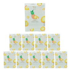 果然茶香 鳳梨乾 台灣在地天然 無添加 獨立包裝, 80g, 10個