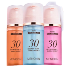 [박보영 버블팩]메노킨 30초 퀵 버블 마스크 3종 중 택1, 1개, 95ml