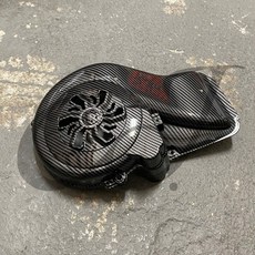 CJ motor 偉士牌 Vespa 春天 衝刺 4T 風扇蓋, 1個, 水轉印 碳纖維
