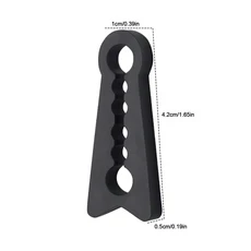 자동차 도어 충격 흡수기 실리콘 범퍼 쿠션 쿠셔닝 및 댐핑 패드, 03 Black