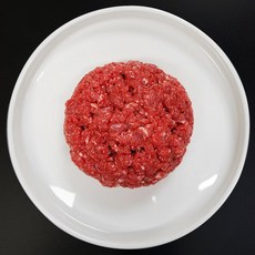 한우 소고기 다짐육 300g 저지방 우둔살 이유식 햄버거패티, 1개