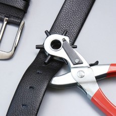 벨트 펀치 다용도 실버롤링펀칭기 허리띠 가죽 가죽벨트 구멍뚫기