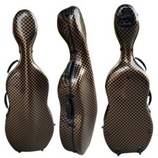 첼로케이스 대형 케이스 전용 경량 방수충격 방지 항공 운송용 악기 가방 하드케이스, D. 브라운