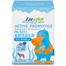 【IN-Plus】PA-5051 高耐性益生菌 24入 5g 腸胃保健 消化調理配方, 1個, 狗用PA-5051高耐性益生菌24入