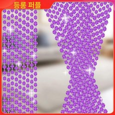 구슬 문발 커튼 비즈발 출입문 현관 가리개 중국집 입구, 랜턴 퍼플