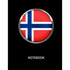(영문도서) Notebook. Norway Flag Cover. Composition Notebook. College Ruled. 8.5 x 11. 120 Pages. Paperback, Independently Published, English, 9781075781308