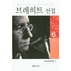 브레히트 선집 6: 시, 연극과인간, 베르톨트 브레히트 저/한국브레히트학회 편