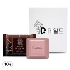 데일드 퍼퓸 향수 세수 목욕 미용 비누, 80g, 10개입