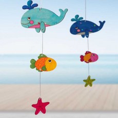 고래 모빌 만들기재료, 1개, 합포장