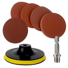 원형사포 52P 125mm 전동드릴 목재 샌딩 사포세트 EC001, 1개