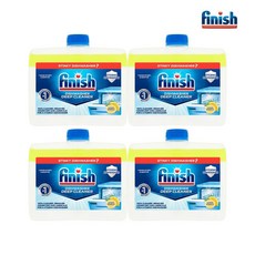 피니시 레몬 식기세척기 세정제 용기 250ml x4개