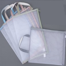 손잡이형 매쉬망 파우치 손잡이메쉬파우치 요가복가방