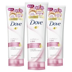 Dove 多芬櫻花淨亮保濕洗面乳, 3個, 130g