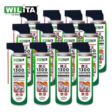 WILITA 威力特 8合1全能潤王1300滲透潤滑鬆脫劑 量販組12入 二用折疊式噴頭設計, 12個