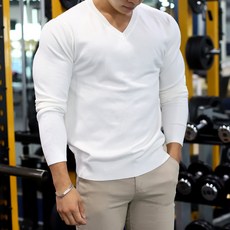 레그데이 머슬핏 부드러운 20대 30대 남자 V넥 브이넥 니트 8color
