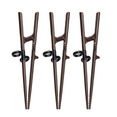 에디슨 성인용 젓가락 오른손 브라운 프리미엄 <정품판매처 소다>, 3개