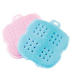 국산 비비또 플래티늄 실리콘 베이비타월 1P 유아 아기 목욕 거품 타올 장갑, 연핑크, 1