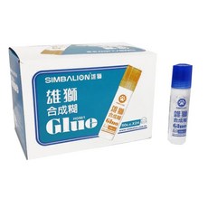 雄獅 HG50 合成糊 雄獅膠水 (24入/盒), 24, 50c.c.