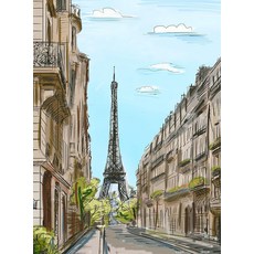 해외 Pintoo 성인용 직소 퍼즐 300피스 - 프랑스 파리의 거리 홈 데코를 위한 아름다운 플라스틱 먼지 없음 쉬운 보관 H1524 미국매장정품+ 1907225, 해외 Pintoo 성인용 직소 퍼즐 300피스 - 프랑