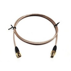 메카 SMA연장케이블 SMA PLUG-SMA BJ 1M RG-316 외장안테나, 1개