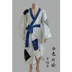 누더기옷 각설이 의상 거지 노비 천민옷 품바 옛날, 165 높이 크기, 흰색 벨트