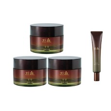 한율 송담 세트 탄력 크림 50ml 3개+ 송담 탄력 아이크림 25ml, 1세트